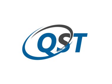 QST harfi yaratıcı modern zarif logo tasarımı