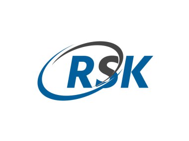 RSK harfi yaratıcı modern logo tasarımı