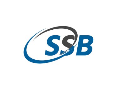 SSB harfi yaratıcı modern zarif logo tasarımı