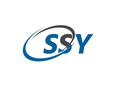 SSY harfi yaratıcı modern zarif logo tasarımı