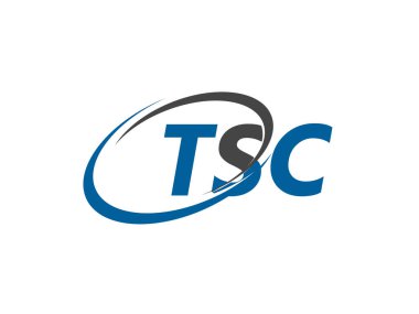 TSC harfi yaratıcı modern zarif logo tasarımı