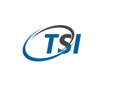 TSI harfi yaratıcı modern zarif logo tasarımı
