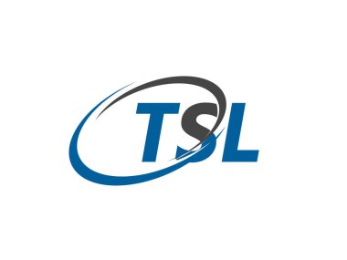 TSL harfi modern zarif logo tasarımı