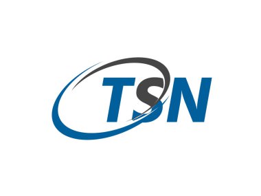 TSN harfi yaratıcı modern logo tasarımı