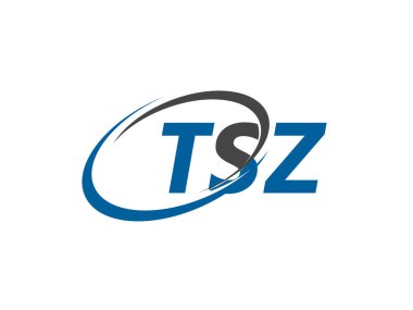 TSZ harfi modern zarif logo tasarımı