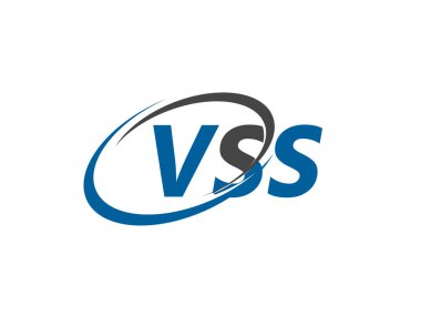 VSS harfli yaratıcı modern zarif logo tasarımı