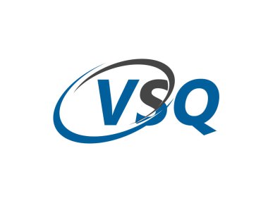 VSQ harfi yaratıcı modern zarif logo tasarımı