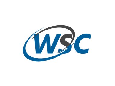 WSC harfi yaratıcı modern zarif logo tasarımı