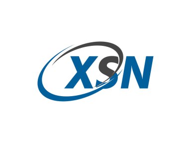 XSN harfi yaratıcı modern zarif logo tasarımı