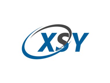 XSY harfi yaratıcı modern zarif logo tasarımı