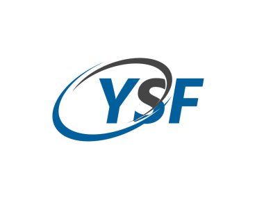 YSF harfi modern zarif logo tasarımı