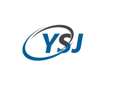 YSJ harfi modern zarif logo tasarımı