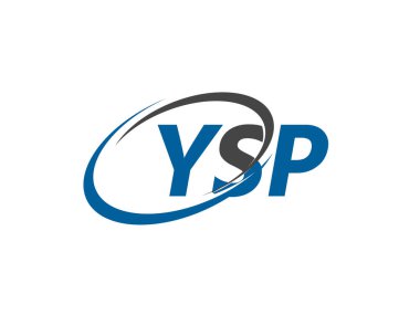 YSP harfi yaratıcı modern zarif logo tasarımı