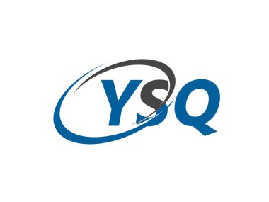 YSQ harfi yaratıcı modern zarif logo tasarımı