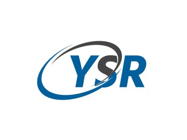 YSR harfi modern zarif logo tasarımı