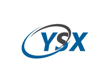 YSX harfi yaratıcı modern zarif logo tasarımı