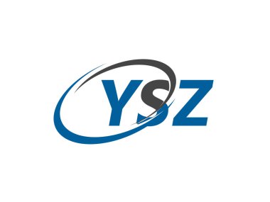 YSZ harfi modern zarif logo tasarımı