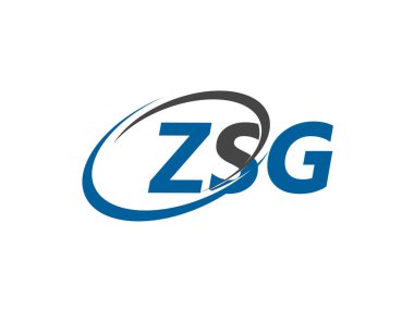 ZSG harfi yaratıcı modern zarif logo tasarımı