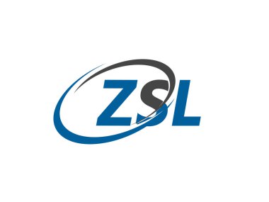 ZSL harfi yaratıcı modern zarif logo tasarımı