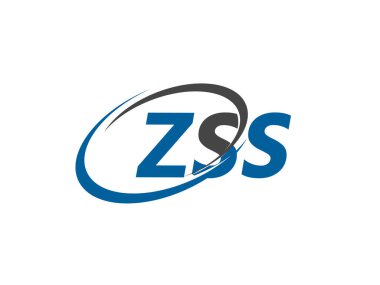 ZSS harfli yaratıcı modern zarif logo tasarımı