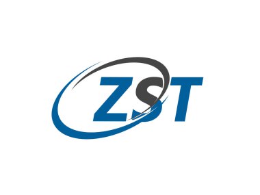 ZST harfi yaratıcı modern zarif logo tasarımı