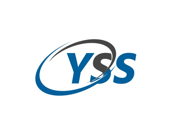Yss Carta Criativo Moderno Design Elegante Logotipo — Vetor de Stock