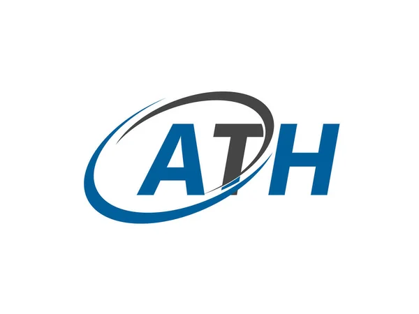 Ath Креативний Дизайн Логотипу Векторні Ілюстрації — стоковий вектор