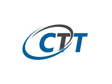 CTT yaratıcı logo tasarımı vektör çizimi   