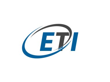 ETI yaratıcı logo tasarımı vektör çizimi   