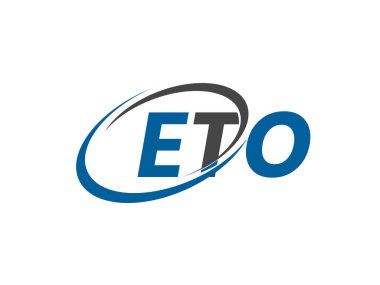 ETO yaratıcı logo tasarımı vektör çizimi   
