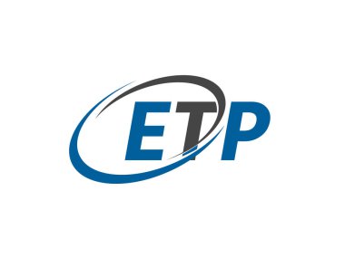 ETP yaratıcı logo tasarımı vektör çizimi   