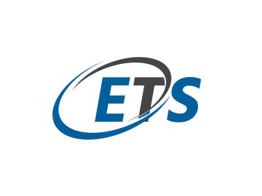 ETS yaratıcı logo tasarımı vektör çizimi   