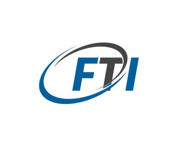 FTI yaratıcı logo tasarımı vektör çizimi 