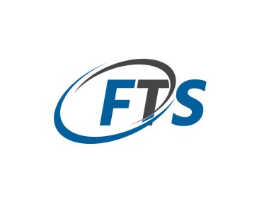 FTS yaratıcı logo tasarımı vektör çizimi 