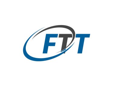 FTT yaratıcı logo tasarımı vektör çizimi 