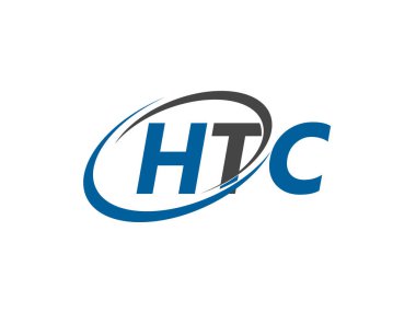 HTC yaratıcı logo tasarımı vektör çizimi 
