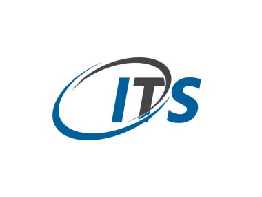 ITS yaratıcı logo tasarımı vektör çizimi 