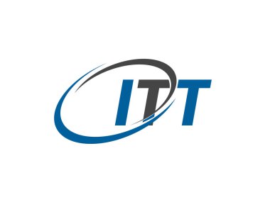 ITT yaratıcı logo tasarımı vektör çizimi 
