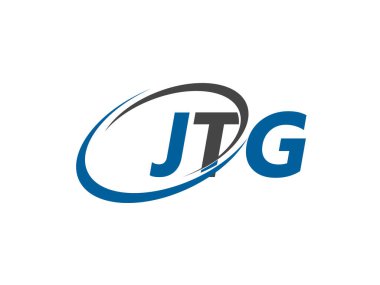 JTG yaratıcı logo tasarımı vektör çizimi 