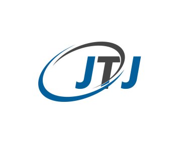 JTJ yaratıcı logo tasarımı vektör çizimi 