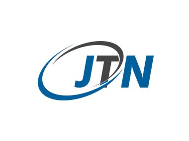 JTN yaratıcı logo tasarımı vektör çizimi 