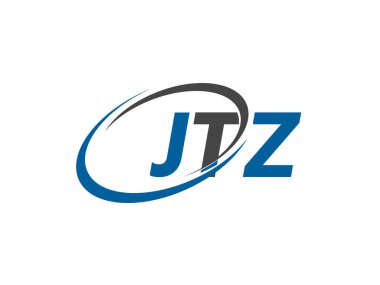 JTZ yaratıcı logo tasarımı vektör çizimi 