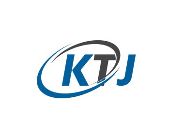 KTJ yaratıcı logo tasarımı vektör çizimi 