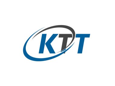 KTT yaratıcı logo tasarımı vektör çizimi 