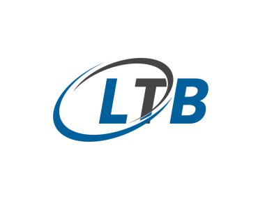 LTB yaratıcı logo tasarımı vektör çizimi