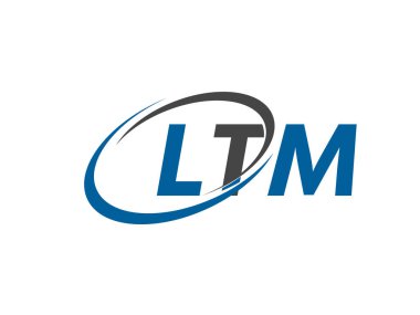 LTM yaratıcı logo tasarımı vektör çizimi