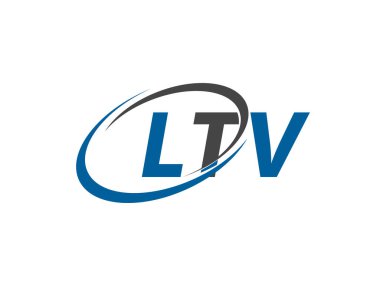 LTV yaratıcı logo tasarımı vektör çizimi