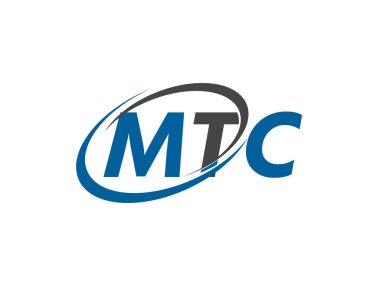 MTC yaratıcı logo tasarımı vektör çizimi