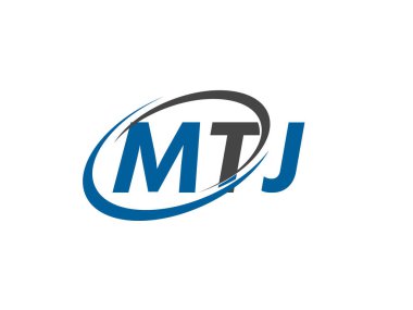 MTJ yaratıcı logo tasarımı vektör çizimi
