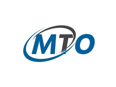 MTO yaratıcı logo tasarımı vektör çizimi